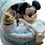 Thumbnail: Baby Shower Nappy Cake/Crib Baby Gift Disney Mickey Blue