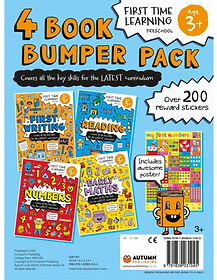 Start to school Age 3+ Set of 4Books :First time Learning
