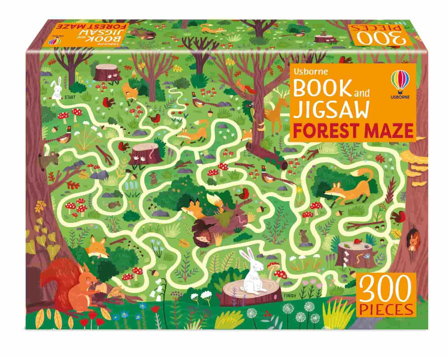 Book and Jigsaw Forest Maze