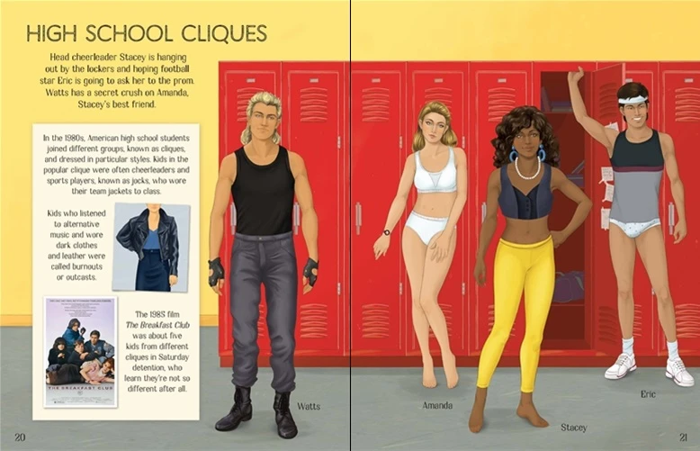 Thumbnail: 1980s Fashion Sticker Book