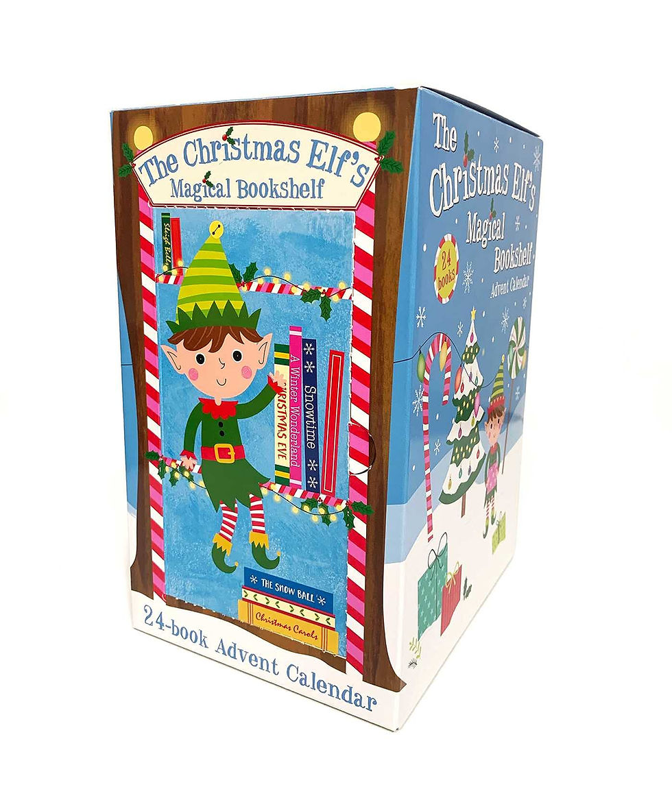 Advent Calendar The Christmas Elf's Magical Bookshelf 24 Books