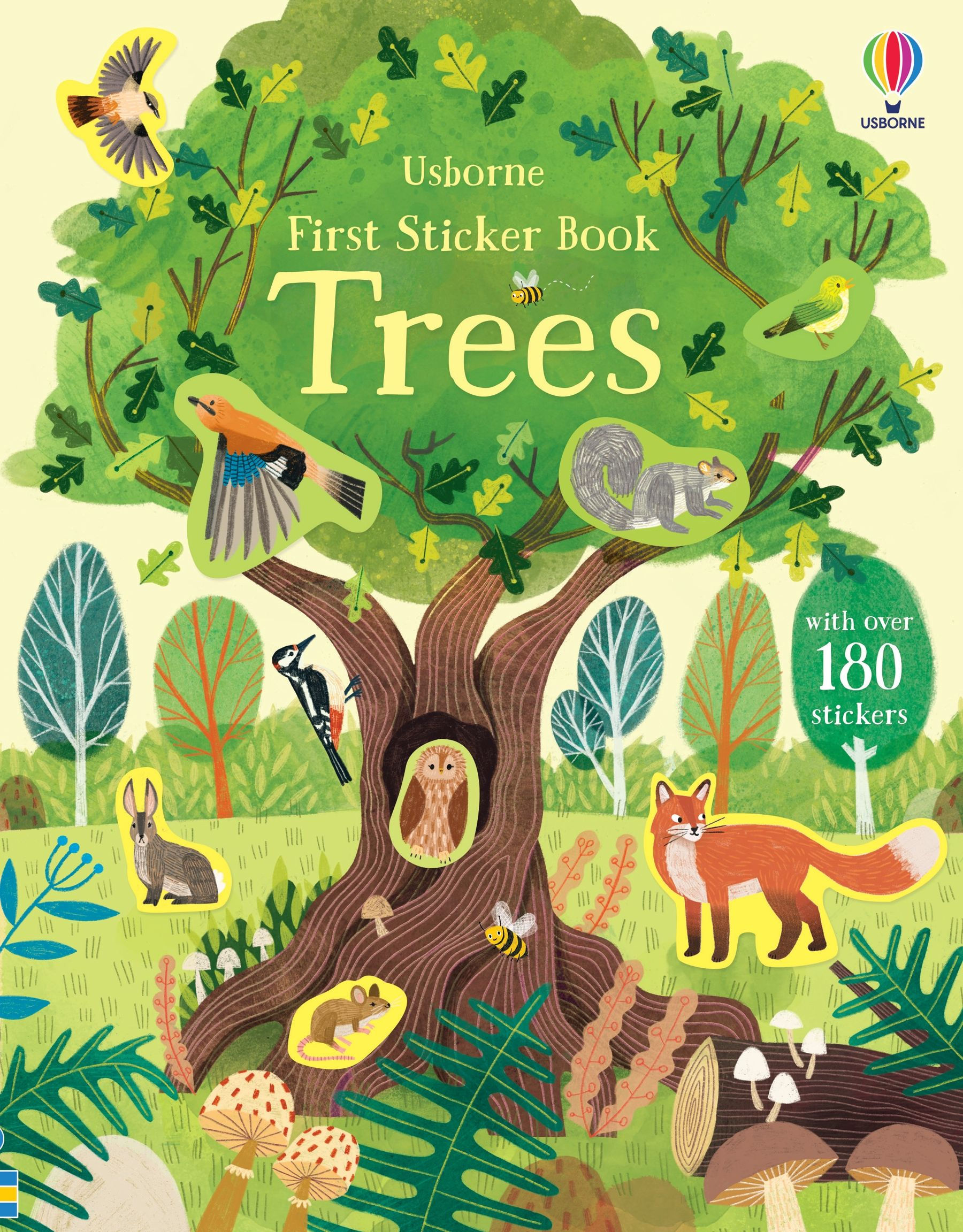 First Sticker Book Trees Usborne
