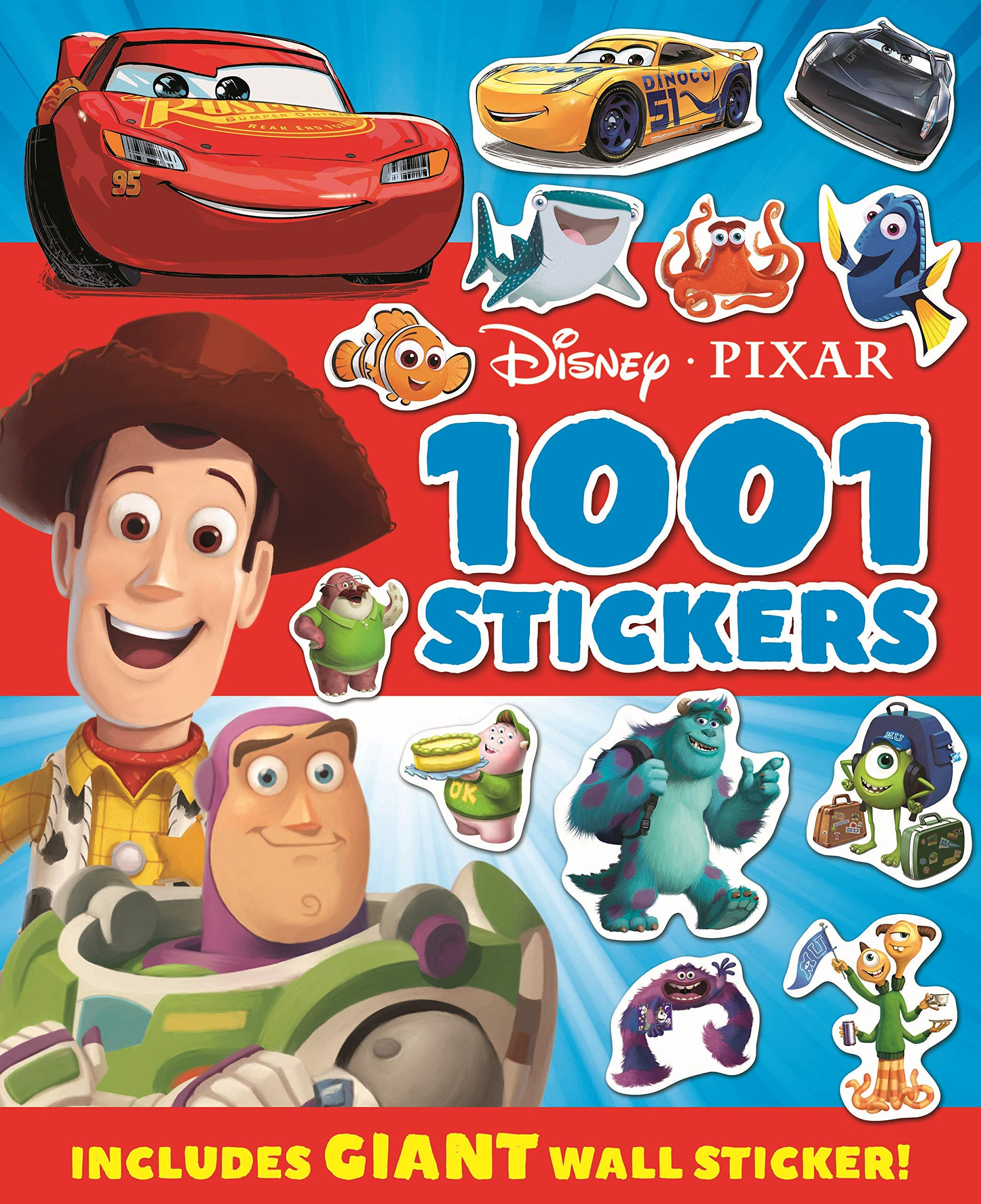 Disney pixar Mixed 1001 stickers