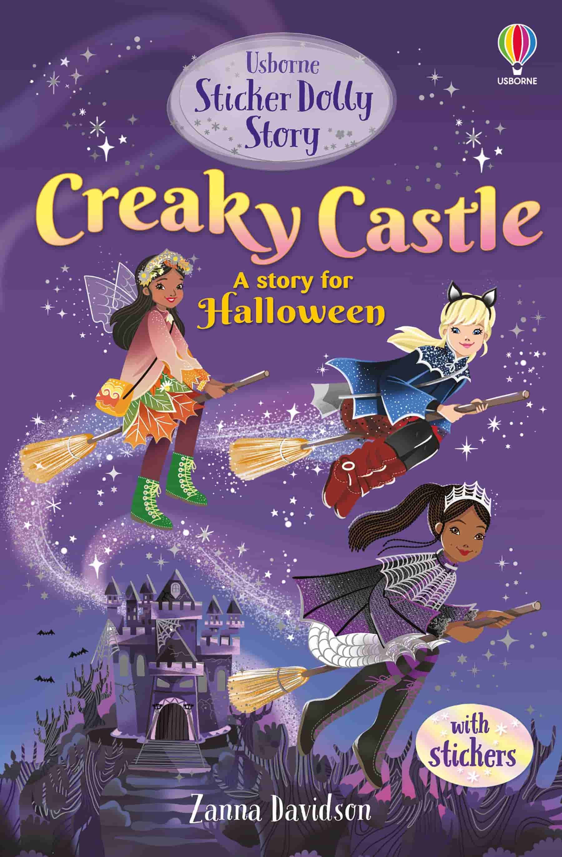 Sticker Dolly Halloween Story: Creaky Castle: A Story for Halloween