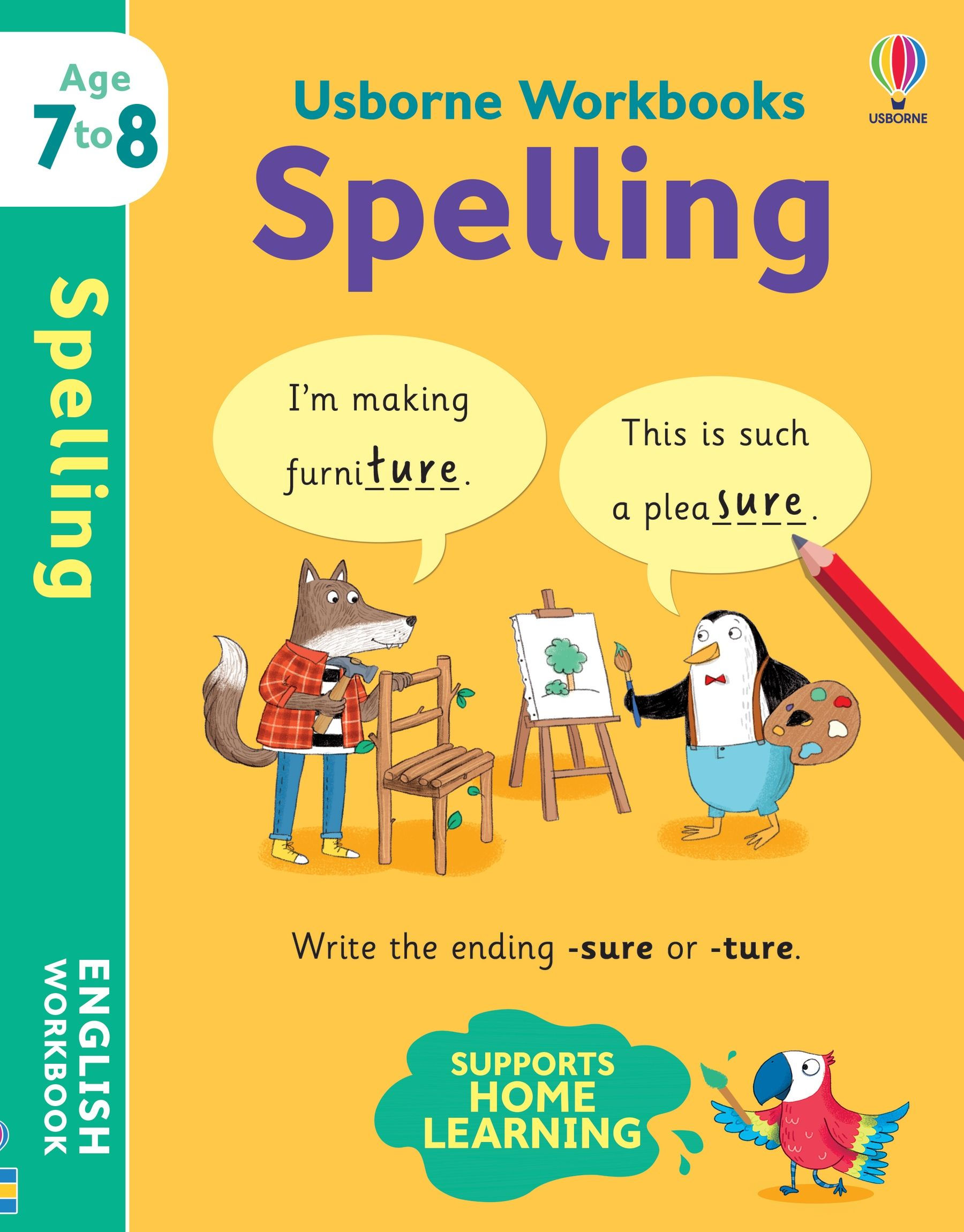 Workbooks Spelling 7-8 Usborne