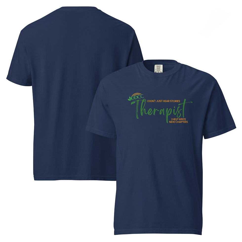 Thumbnail: DDCC Therapist Unisex garment-dyed heavyweight t-shirt