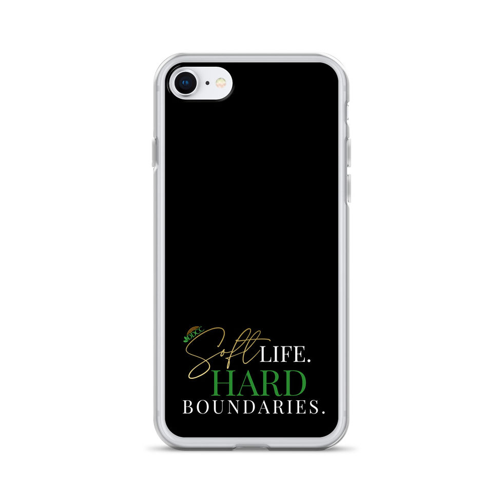 Thumbnail: Soft Life Hard Boundaries Clear Case for iPhone®