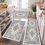 Thumbnail: Pauwer Boho Kitchen Rugs Sets of 3 Non Slip Rubber Mats for Floor Waterproof an
