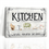 Thumbnail: 1pc Rustic Wooden Framed Canvas Painting - Country Kitchen Eat Sign Wall Art Pr