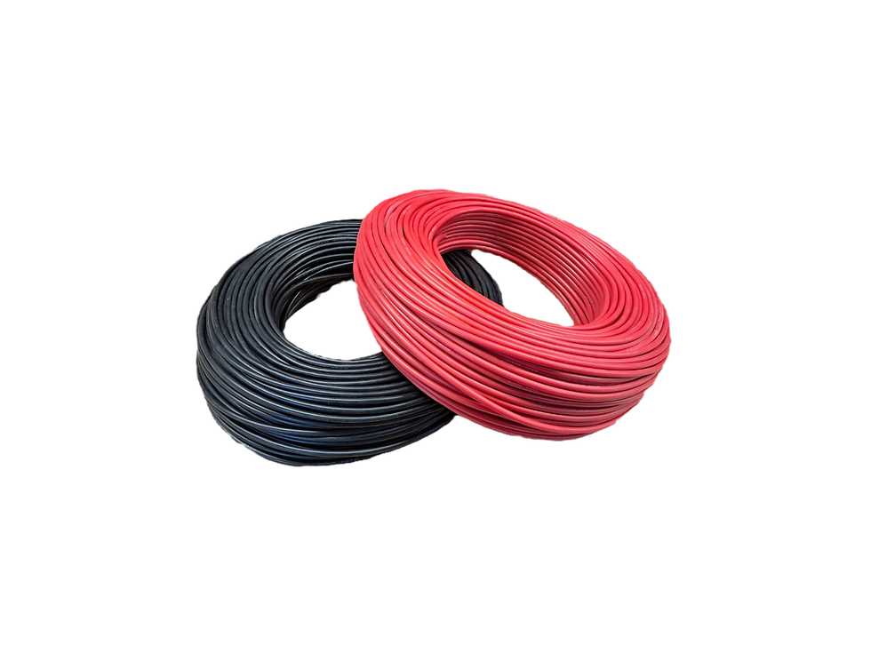 Силіконовий кабель 24 AWG, Червоний, чорний, м