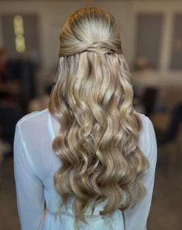 bride hair at Eau Palm Beach, FL
