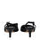 Thumbnail: Isabel Marant Black Fabric Mid Heel Pumps