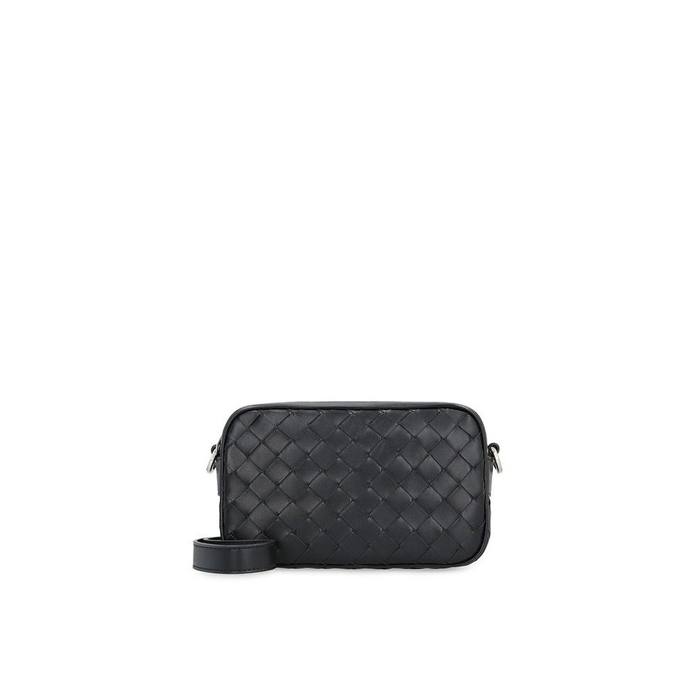 Bottega Veneta Leather Mini Camera Bag