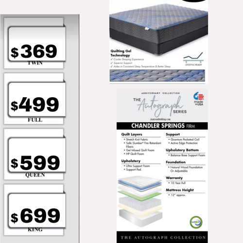 Chandler Springs Firm Mattress Hammond Wholesale