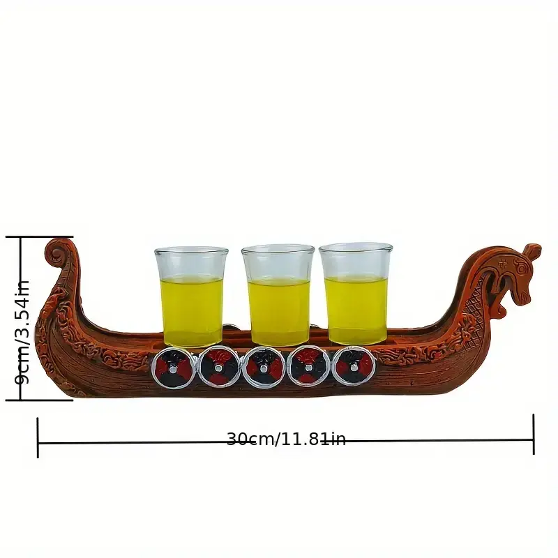 Thumbnail: Viking Shot Glass longboat  ship