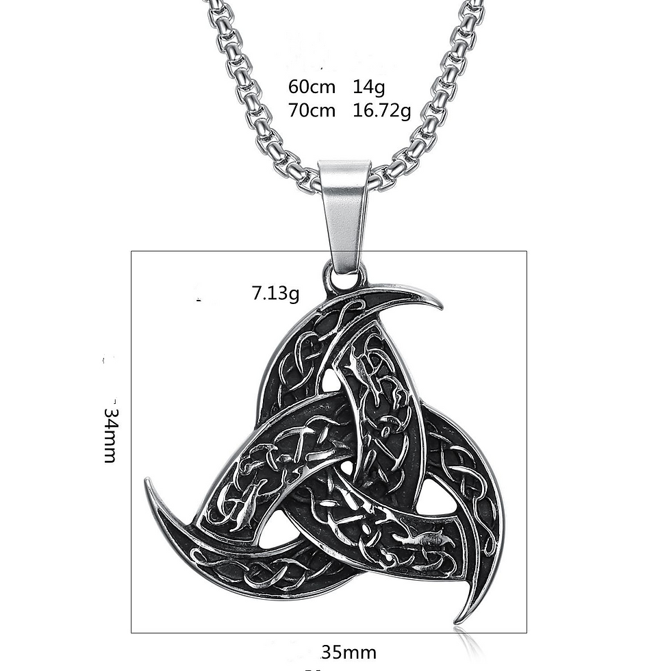 Thumbnail: Norse viking legend necklace with chain