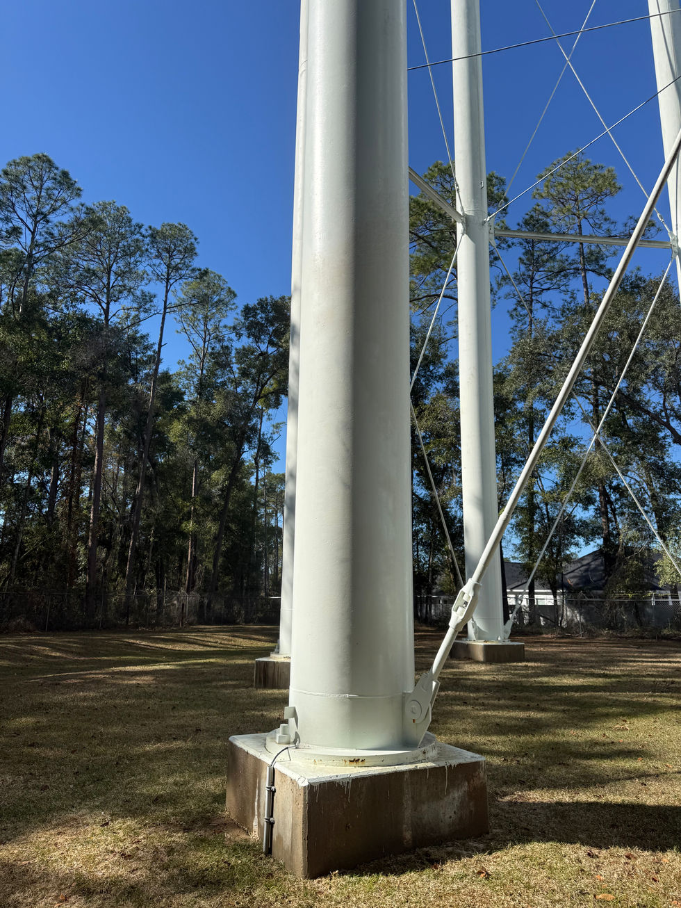 Water tank cleaning for Talquin Utilities, Tallahassee Florida