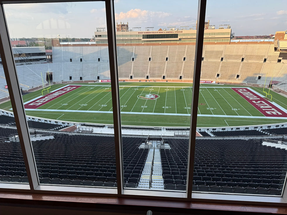 Amazing windows cleaned and ready for Game Day at Doak Campbell Stadium