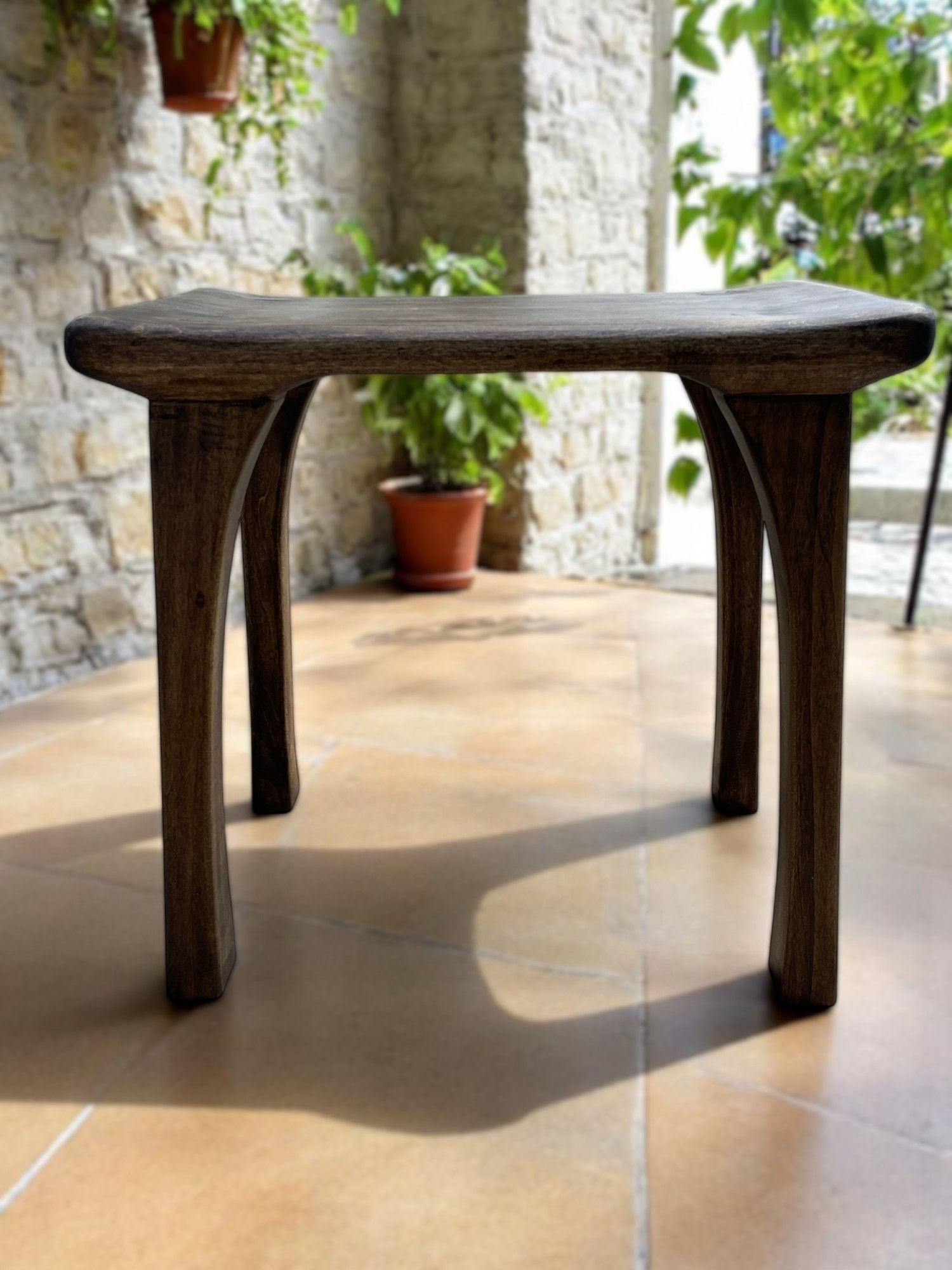 Hand-Carved Wooden Stool (Save $90.00 see note in product description)