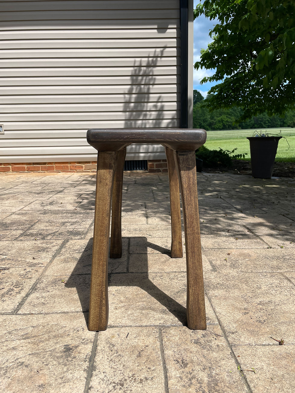 Thumbnail: Hand-Carved Wooden Stool (Save $90.00 see note in product description)