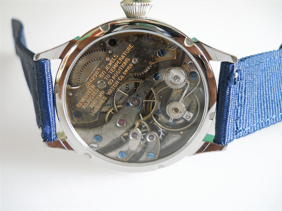 Thumbnail: Longines  Bogart 1920's Royal Blue Watch | Fusion Timepieces