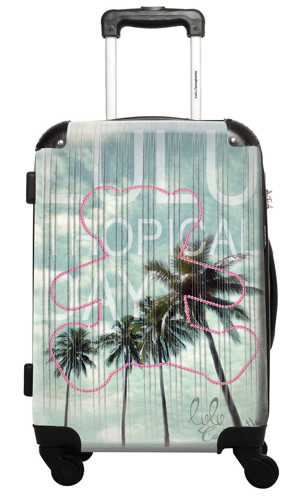 Valise Lulu Castagnette palmiers