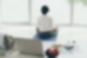 woman meditating at work in Tampa, Florida