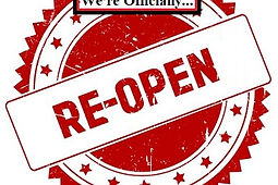 We're Re-Opened Now!