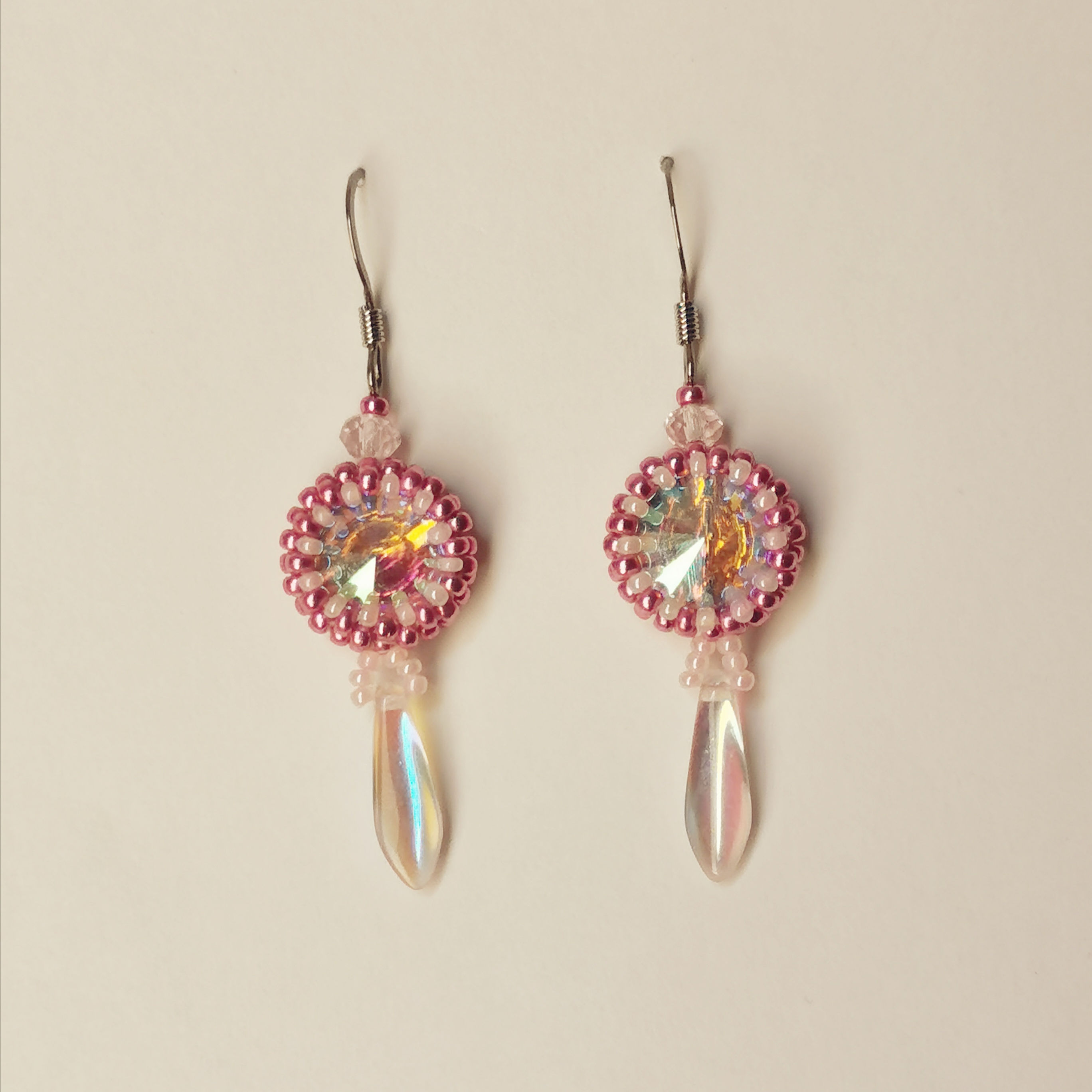 Glass Flowers - Earrings