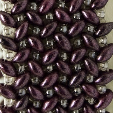 Thumbnail: Filigree herringbone bracelet