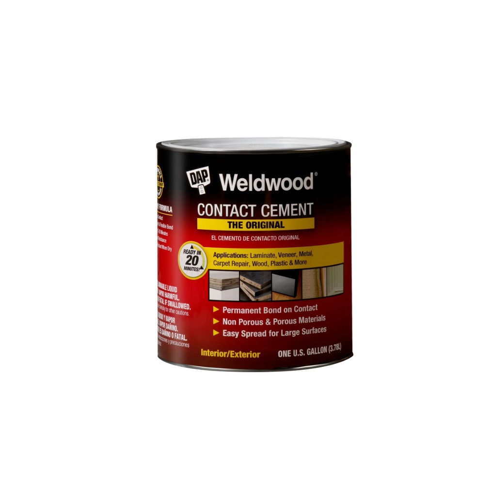 DAP 00273 1 Gallon Weldwood Original Contact Cement, Tan
