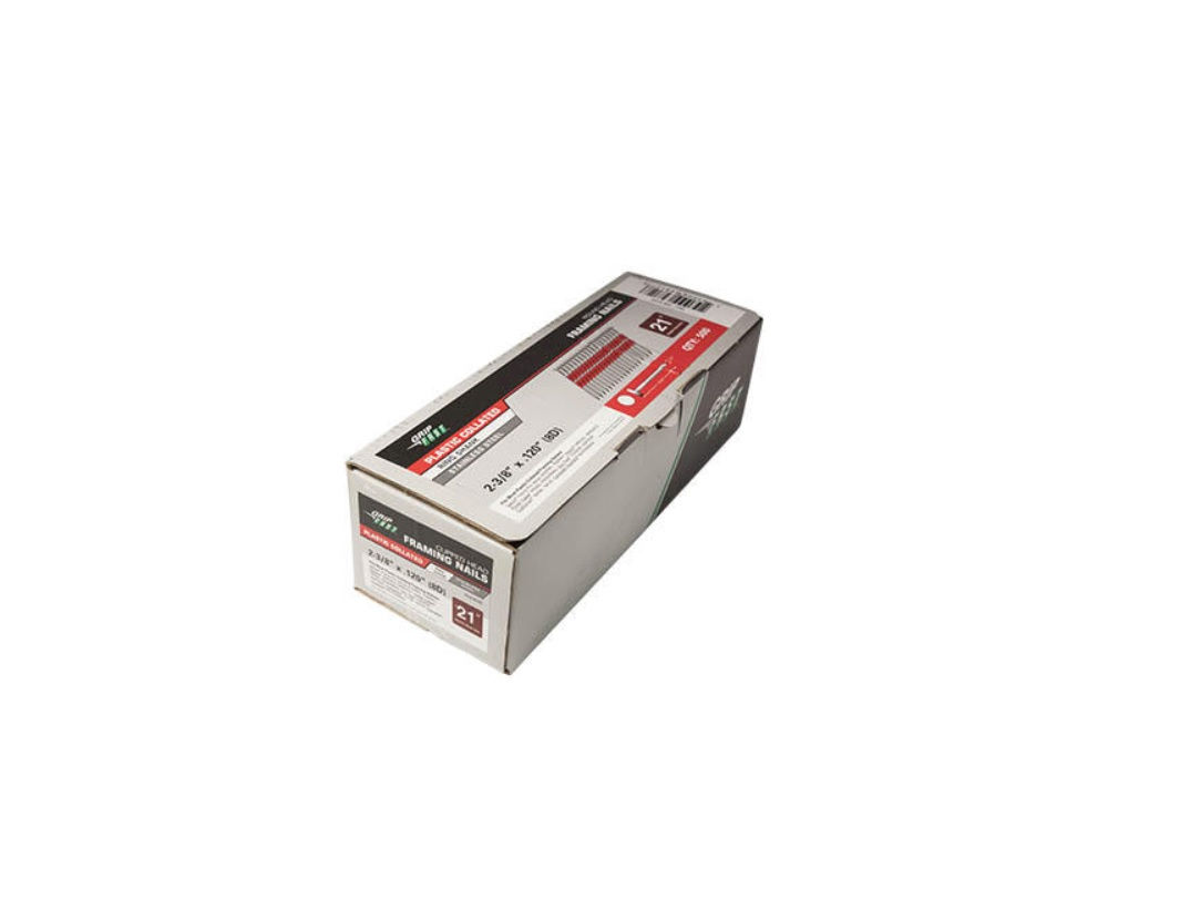 Grip Fast 2-3/8" x .120 21° Plastic SSRS Framing Nail - 500 Count