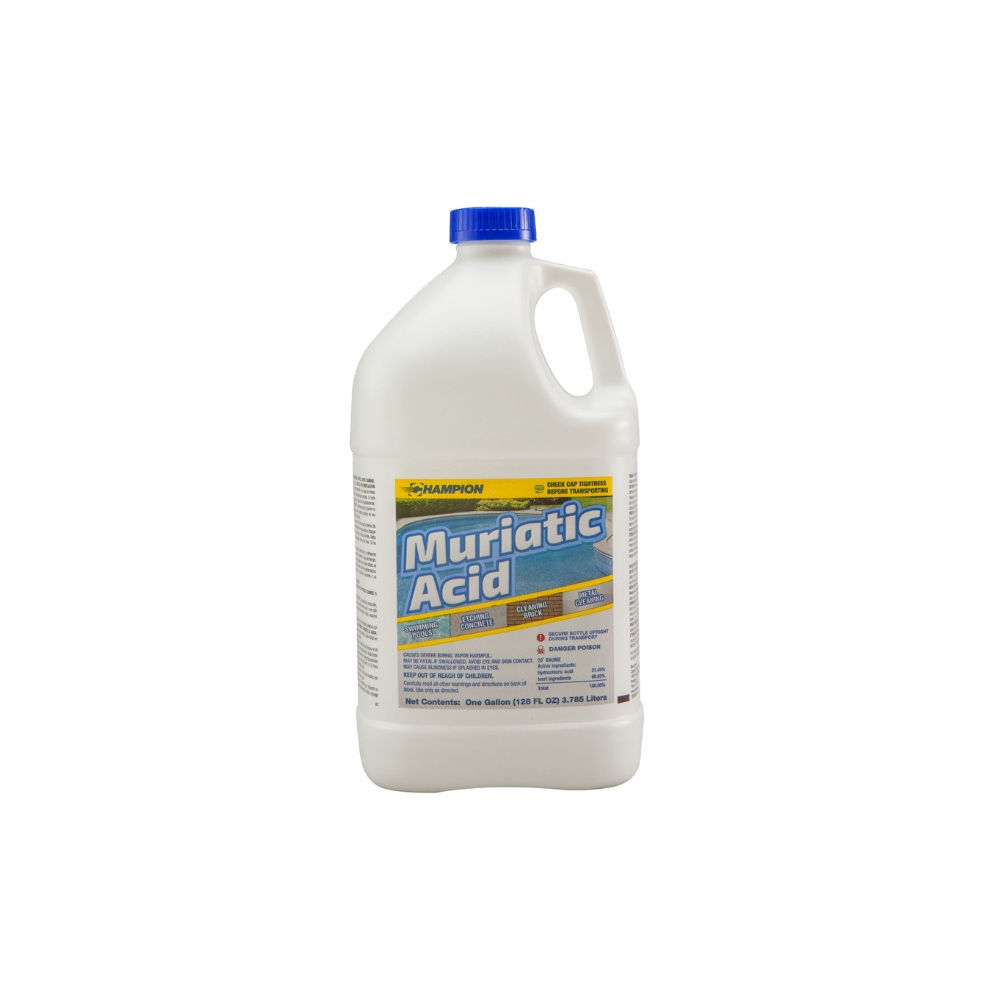 CHAMPION PACKAGING & DISTRIBUTION 1G MURIATIC ACID 022609000052