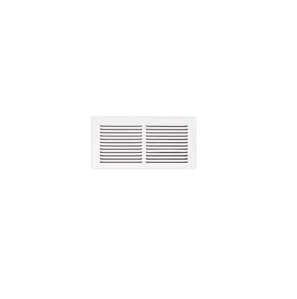 Altus® 14" x 6" White Baseboard Grille