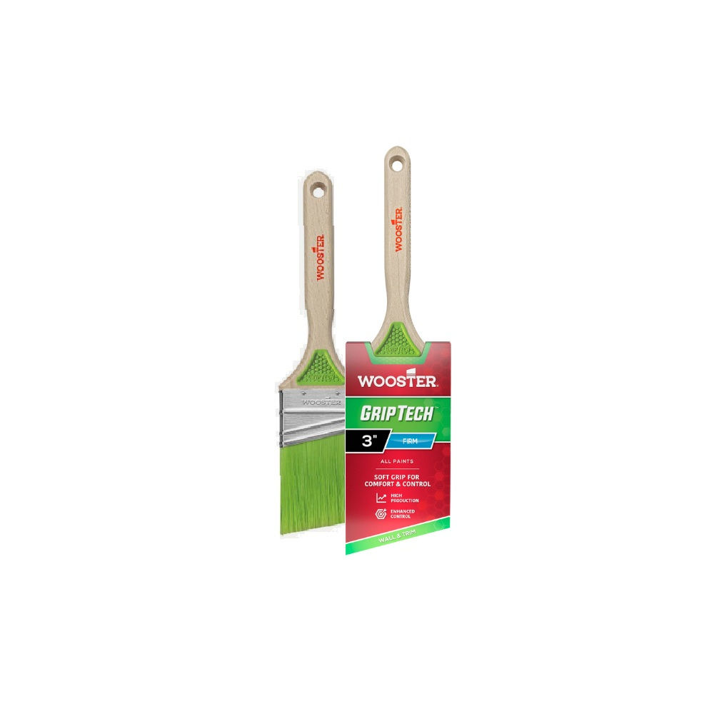 WOOSTER BRUSH CO 5401 3" AS GRIPTECH BRUSH 071497195128