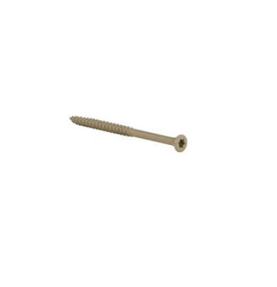 thumbnail interactive-video image 1 of Deck Plus #10 X 3-1/2 Inch Tan Star Drive Flat Head Exterior Deck Screws – 48714, Hillman 1 of 5