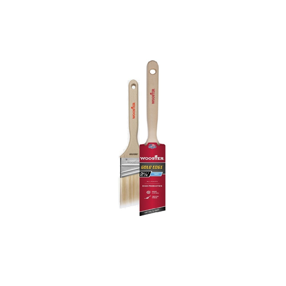 WOOSTER BRUSH CO 5231 2.5" GOLD EDGE AS BRUSH 071497184313