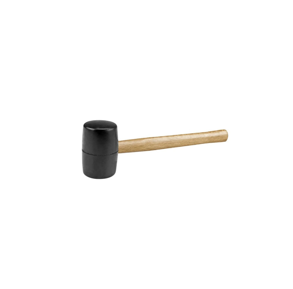 1 lb. Rubber Mallet Hardwood Handle 193175482808