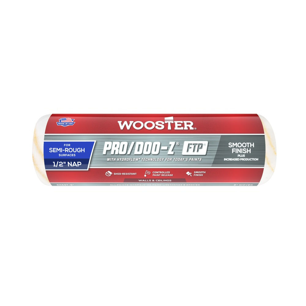 WOOSTER BRUSH CO RR667 9X1/2 PD FTP RLR COVER 071497176943