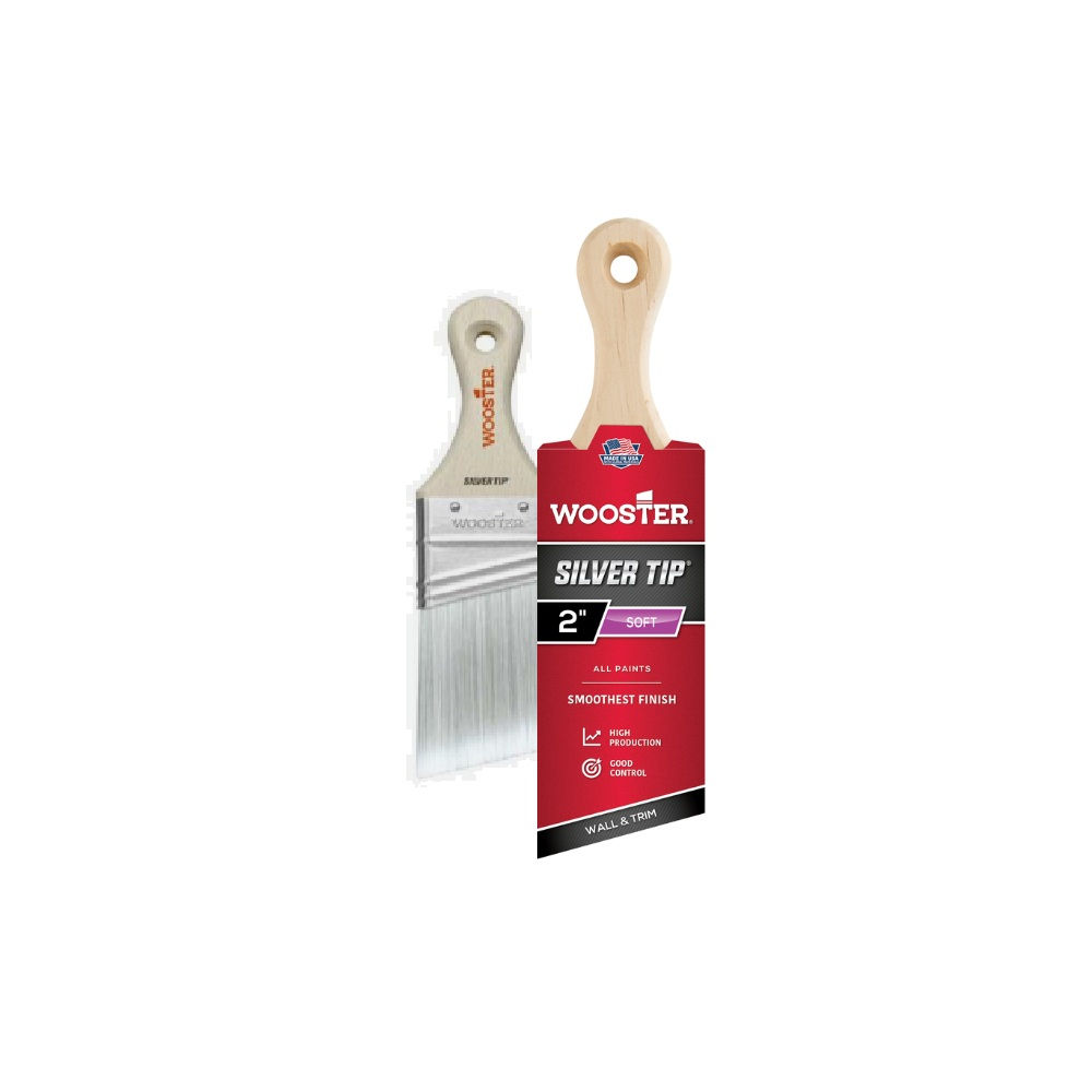 WOOSTER BRUSH CO 5225-2 SILVER TIP AS BRUSH 071497171436