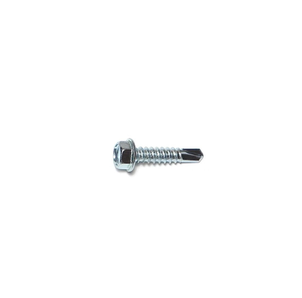 Midwest Fastener 10283 #12 x 1" Hex Washer Head Self-Drilling Screws Zinc Plated