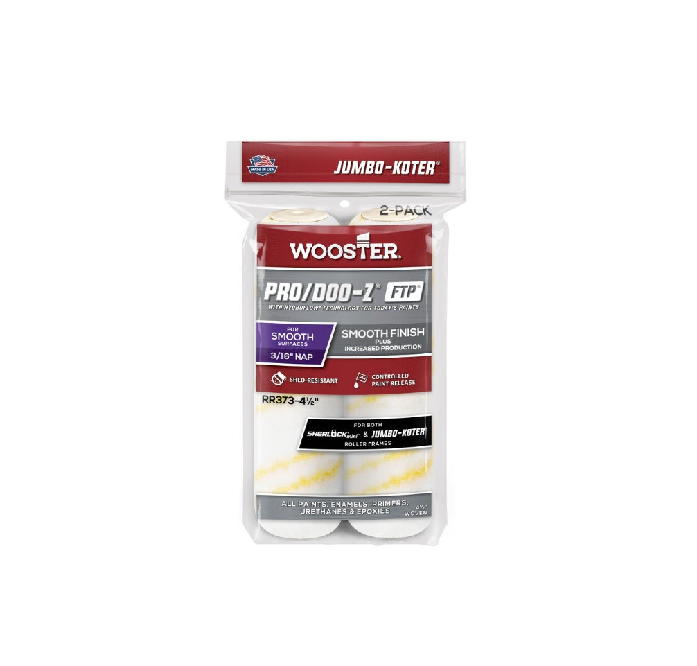 WOOSTER BRUSH CO RR373 3/16X4.5 2PK JUMBO KOTER 071497177407