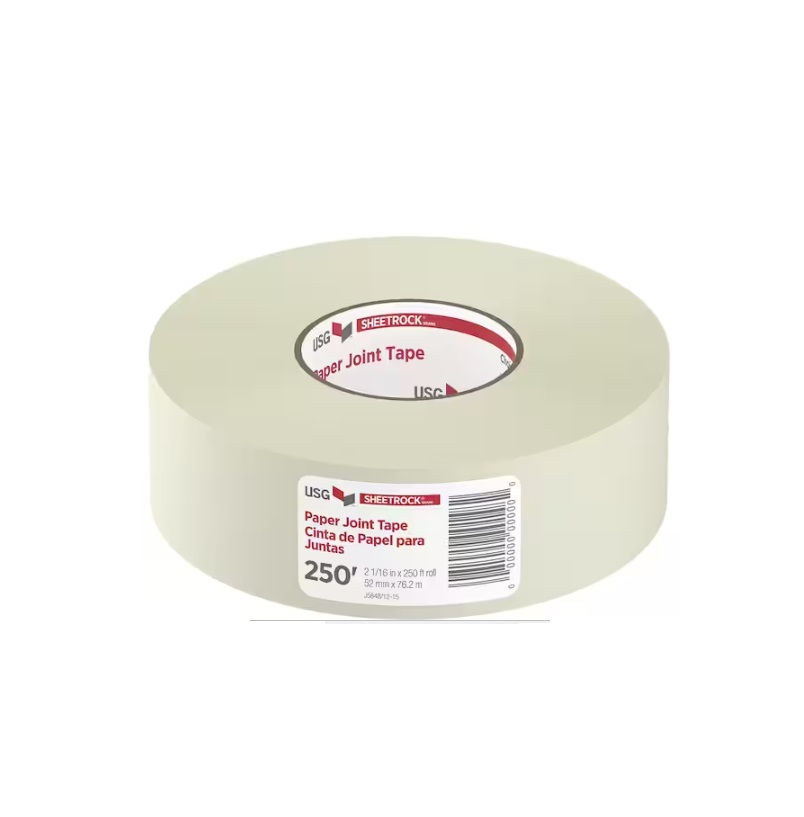 2-1/16 in. x 250 ft. Paper Drywall Joint Tape 081099221644