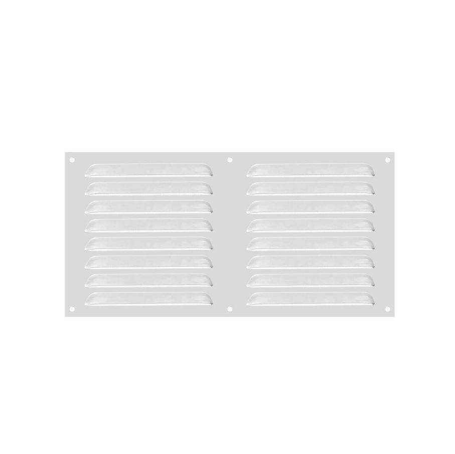 Air Vent 8-in x 16-in Aluminum, Mesh Backing 8x16alvent