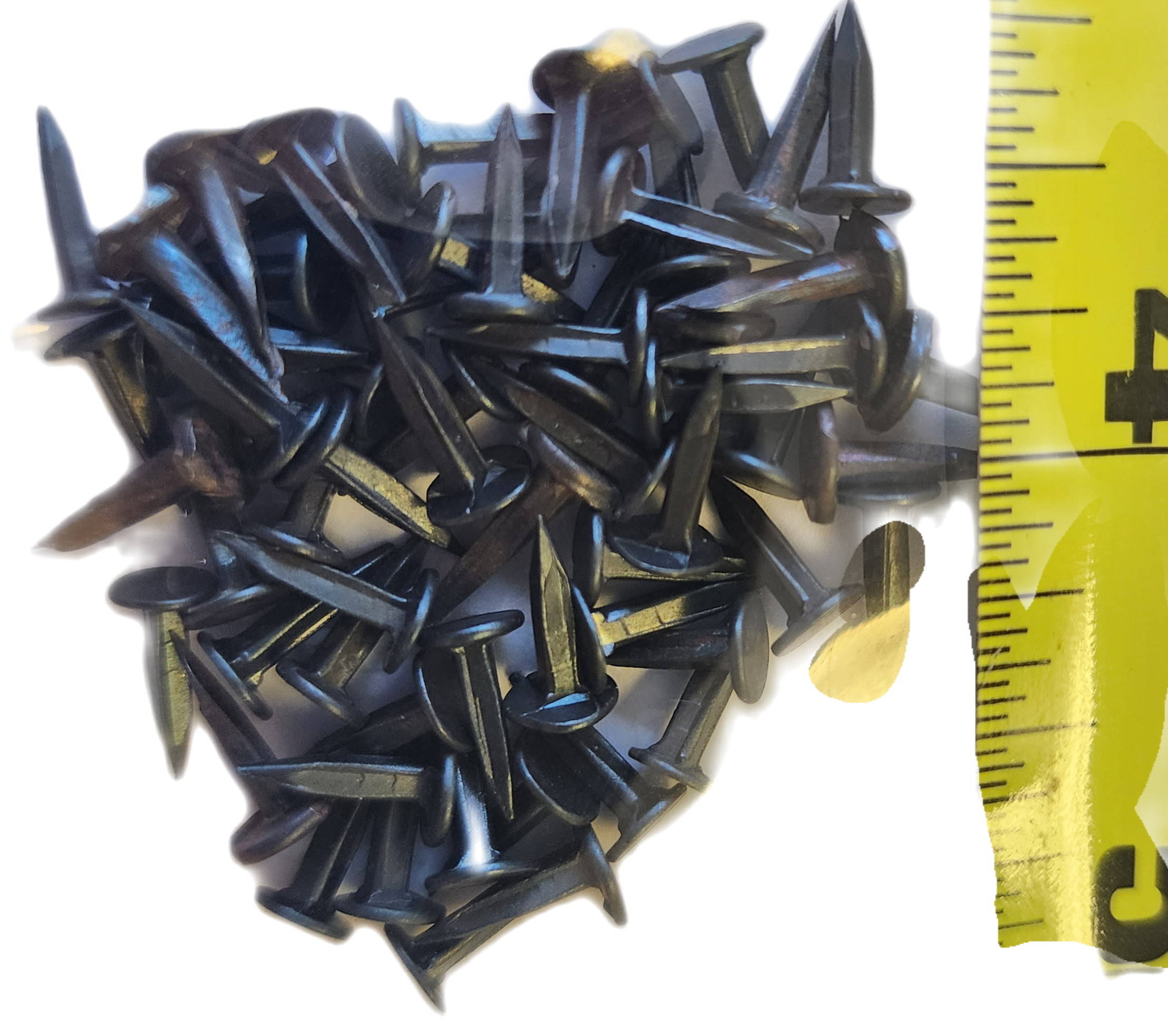 #3 x 3/8-Inch Blued Cut Tack - approx 65 count