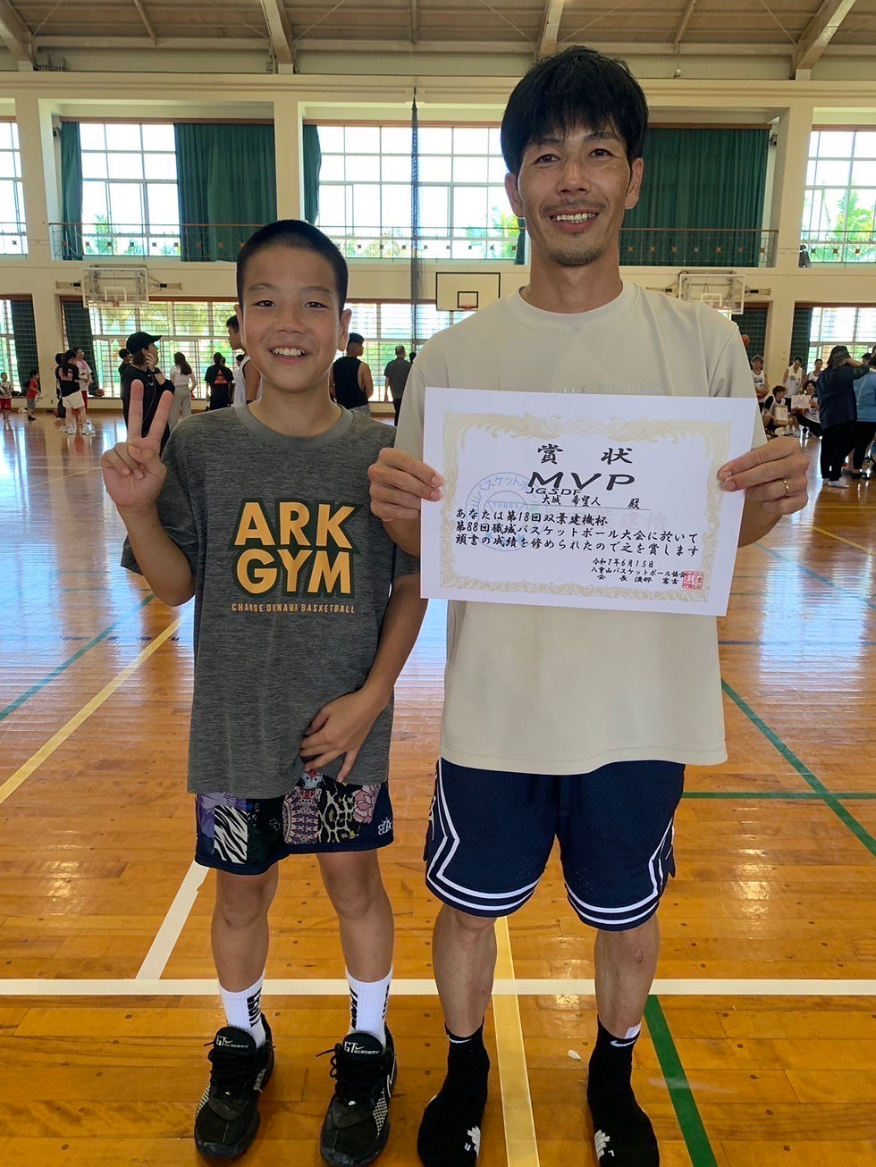 MVP　JGSDF　大城選手