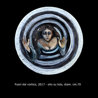 Adriana Leati, Fuori dal vortice olio su tela