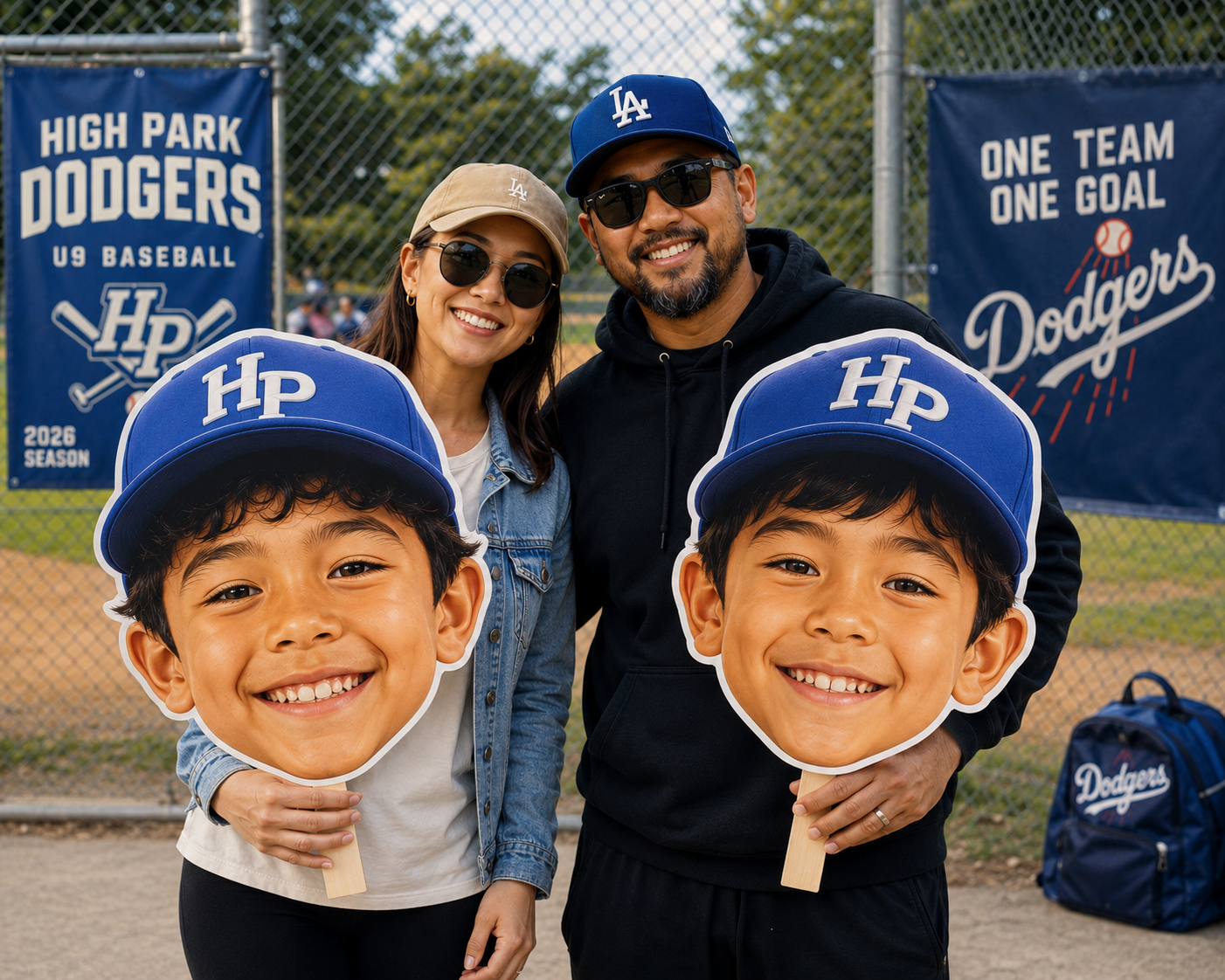 Baseball Laminated Big Head Cutout