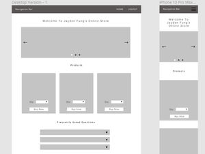 Figma - UI/UX Design Wireframe Website