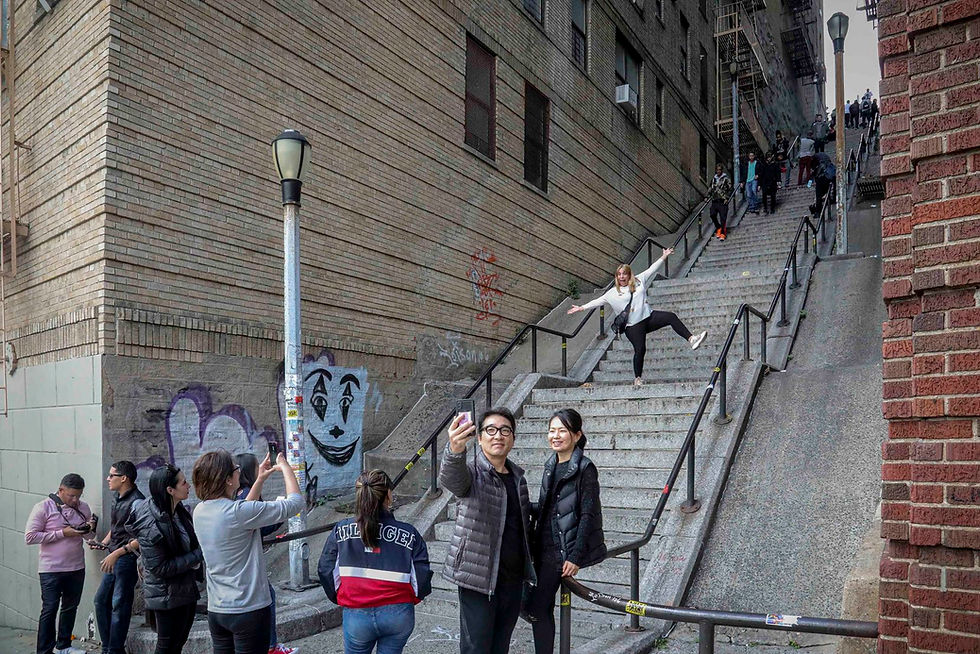 Joker Stairs, The Bronx, NY, (Bebeto Matthews | Bebeto Matthews / The Associated Press)